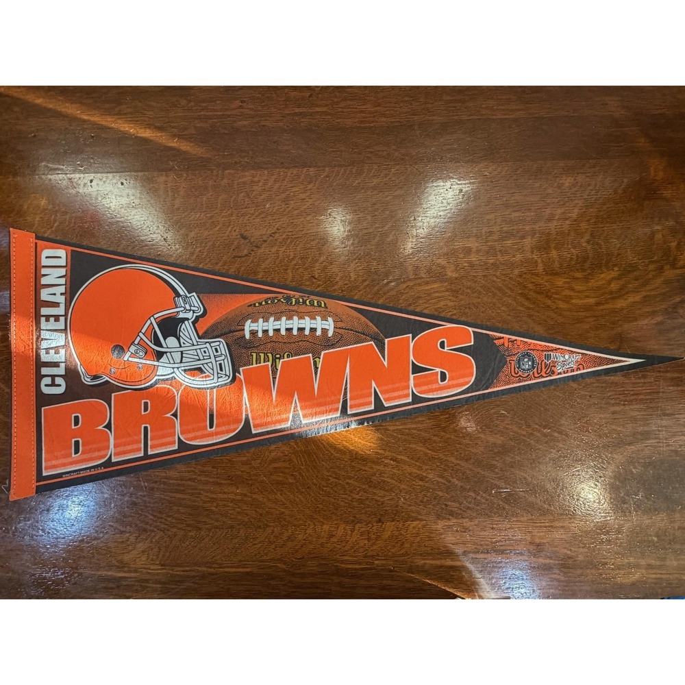 Cleveland Browns Pennant One Size Orange NFL Football WinCraft USA Banner‎